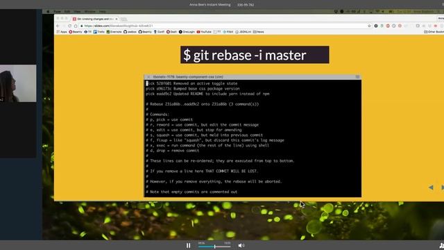 Git: Undoing changes and rewriting history. смотреть онлайн