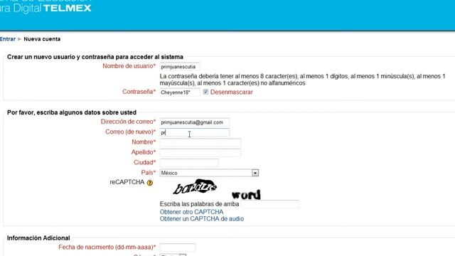 Tutorial Inscripción a Moodle смотреть онлайн