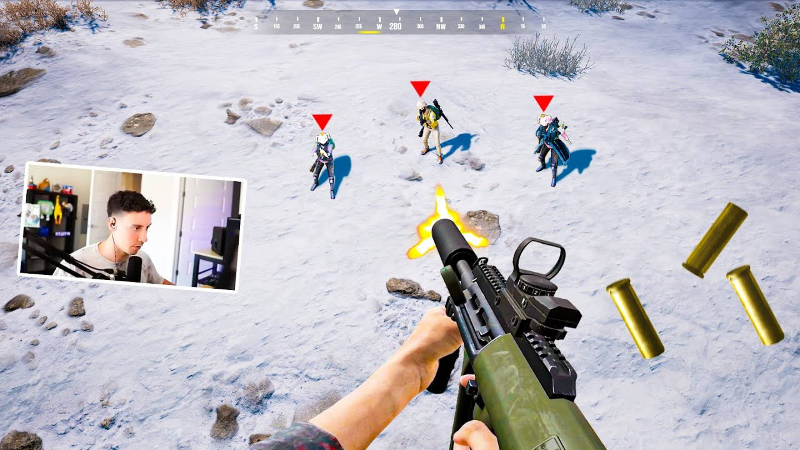 TGLTN Queues PUBG Ranked With EU Pros And Destroys Everyone