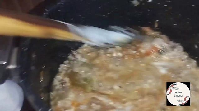 ALOO Matar Keema Recipe| Dhaba Style Aloo Matar Keema Recipe By Aasan Zindagi смотреть онлайн