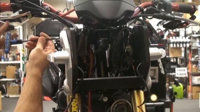 Installation Of Sportbike Lights HONDA Grom Double Row LED Headlight Conversion