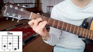 Уфтанма - гитарада видеодәрес, аккордлар (Разбор песни на гитаре)