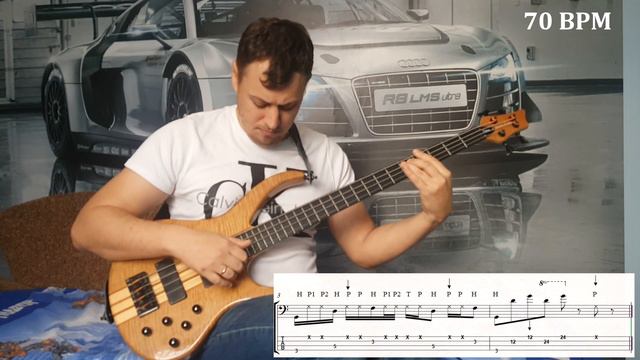 Slap Bass Lesson - Wooten Style (Bass Tutorial with TABS) смотреть онлайн
