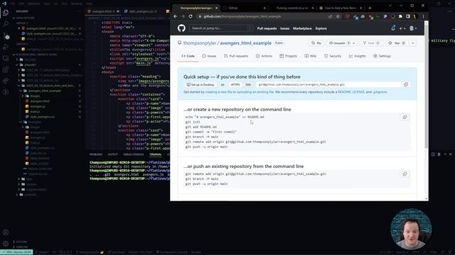How to add a local folder to GitHub as a repository. смотреть онлайн