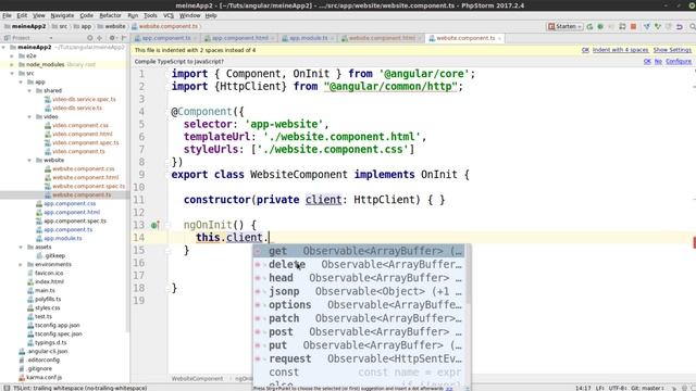 Angular Tutorial #30 - Kommunikation mit dem Backend смотреть онлайн