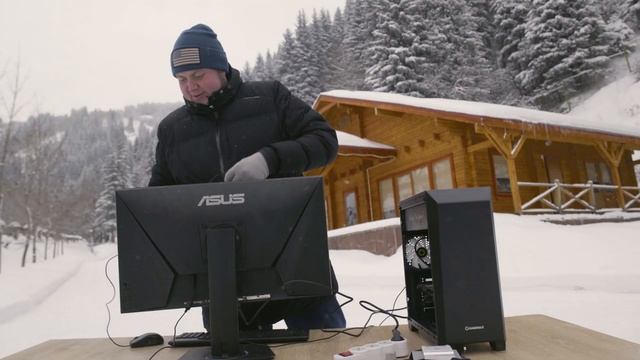Сборка ПК на ПРИРОДНОМ охлаждении // Запустятся ли игры без охлаждения? // PING 120 смотреть онлайн