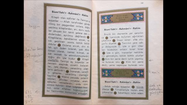 Zelzele Suresi - Sure 99 - İniş Sıra 93 - BESİM ATALAY - KUR' AN Türkçe Meali 1972 basım. смотреть онлайн