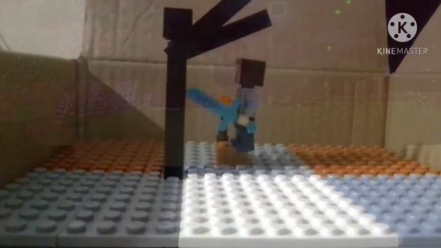 Стив добывает эндер.жемчуг.-лего анимация смотреть онлайн