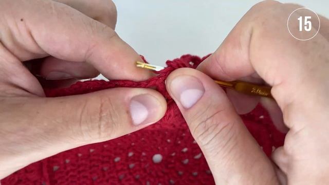 Салфетка крючком для сервировки, Нина, 10-18 смотреть онлайн