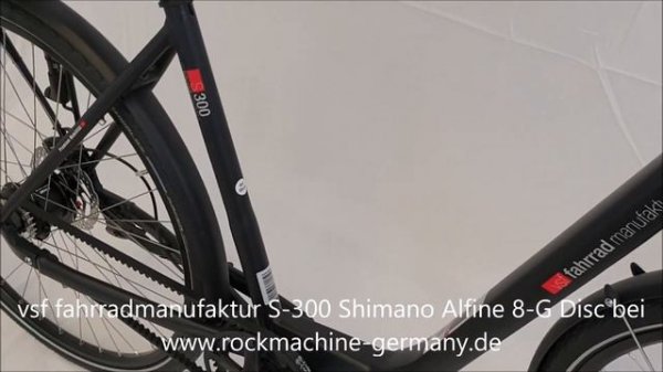 vsf fahrradmanufaktur S 300 Shimano Alfine 8 G Disc Gates Carbon Drive CDN City Bike 2019