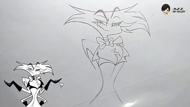 How to draw Angel Dust from Hazbin Hotel смотреть онлайн