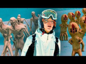 ПОКАТАЛИСЬ БЛИН НА ЛЫЖАХ!! SCP 173 и Скромник на горнолыжном курорте! (Крутые детки) Cool Kids