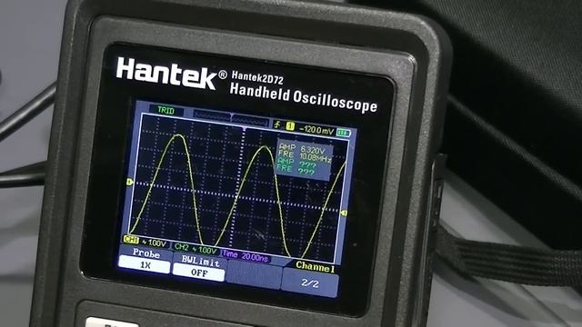 Osciloscópio Hantek 2D72 2 canais 70Mhz + multímetro + gerador de funções! смотреть онлайн