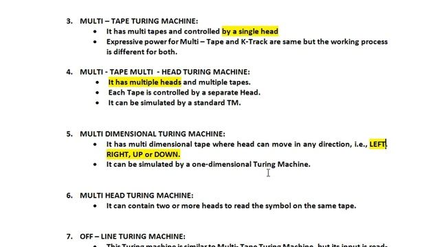 (78) UNIT 5: VARIATIONS OF TURING MACHINE(TYPES OF TURING MACHINES) смотреть онлайн