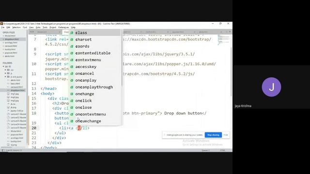 6: Bootstrap Java Script and jQuery смотреть онлайн