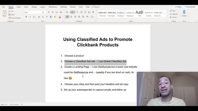 How To Make $500 Per Week With Clickbank Using Classified Ads - Copy And Paste Ads (Full Training) смотреть онлайн