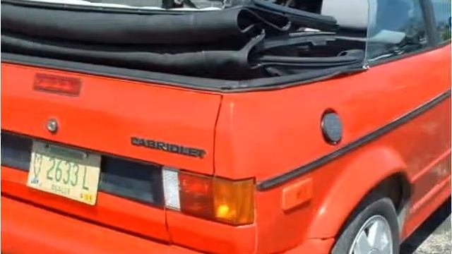 1989 Volkswagen Cabriolet Used Cars Greenville WI смотреть онлайн