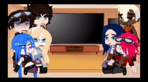 ~react~to~arcane~|🇷🇺|🇬🇧| {gacha club} ship/jinx & lux [Spoilers Arcane] 2 (original)