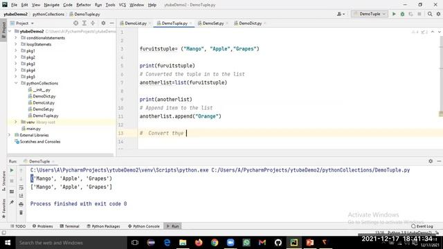 Part#6: How to Add Item in : List , Set , Tuple , Dictionary in Python | By Sandip Akolkar смотреть онлайн
