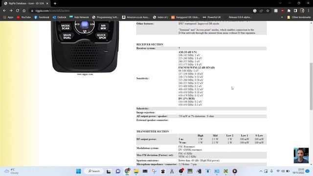 ICOM ID-52 RIGPIX & EHAM.NET смотреть онлайн