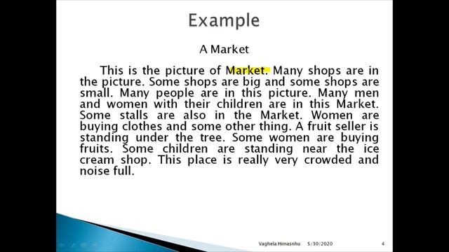 Describing the picture for any topic of std 10 or 11 English Grammar By Vaghela Himanshu смотреть онлайн