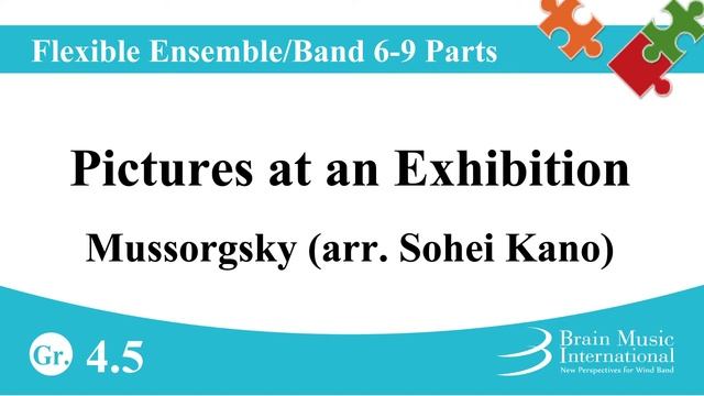 Pictures at an Exhibition - Flexible Ensemble/Band 7 Parts & Optional Percussion by Mussorgsky смотреть онлайн