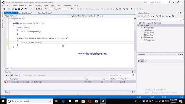 C# Form Link смотреть онлайн