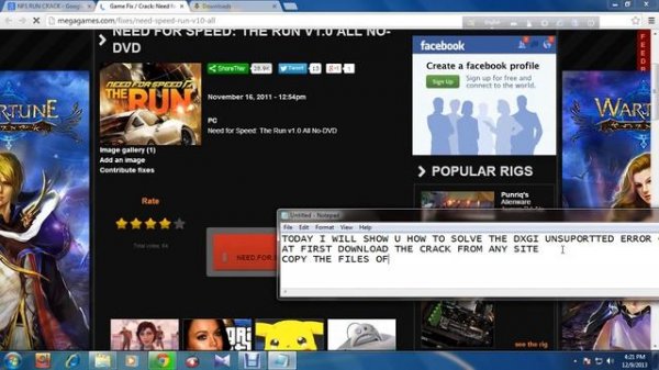 HOW TO SOLVE NFS RUN DXGI UNSUPPORTED ERROR