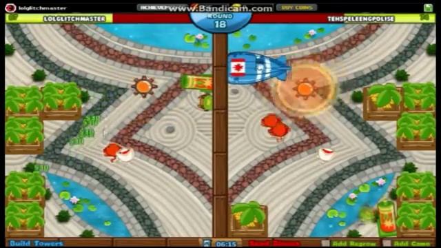 Ep 69 - tehspeleengpolise vs lolglitchmaster - King of the Hill Bloons TD Battles смотреть онлайн