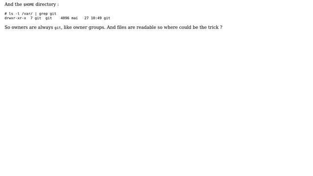 Unix & Linux: Authentication refused: bad ownership or modes for file /var/git/.ssh/authorized_keys смотреть онлайн