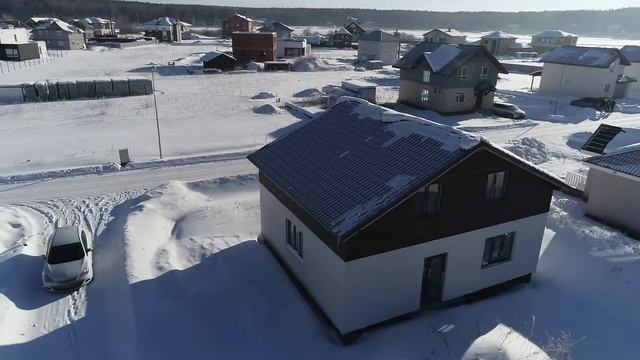 Строительство 2-этажного частного жилого дома в Горьковке | ДомоКомплект в Тюмени смотреть онлайн