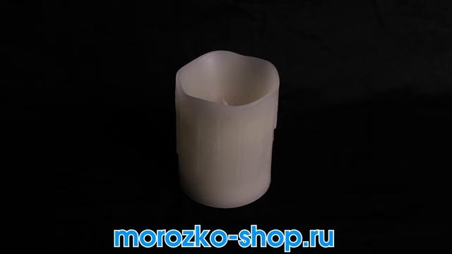 Свеча ОПЛАВЛЕННАЯ, с мерцающим LED огнём, 7 5х10 см, батарейки, Koopman InternationalACA200310 смотреть онлайн