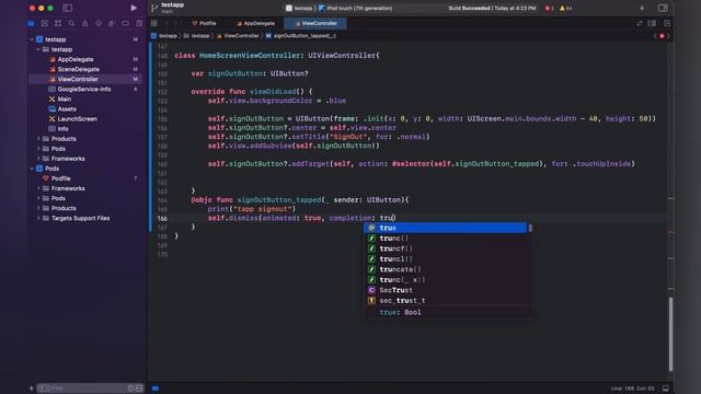 iOS Authentication with Firebase part 4 (Sign out) 2022 смотреть онлайн