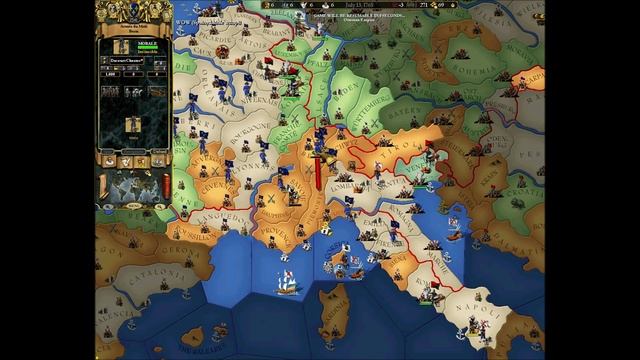 EUropa Universalis 2.Online game for 8 players Part 1 смотреть онлайн
