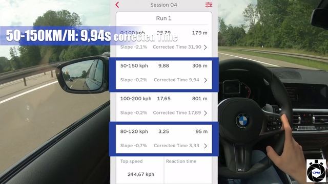 2021 BMW M340d XDrive (340HP) | 100-200km/h & 0-100km/h | ACCELERATION | CarPerformance Media