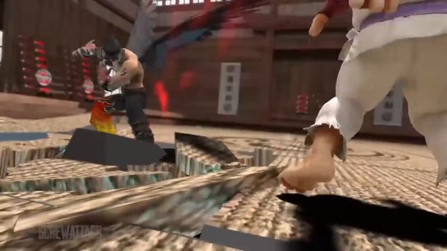 Ryu VS Jin FIGHT ANIMATION! (Street Fighter VS Tekken) | DEATH BATTLE! смотреть онлайн
