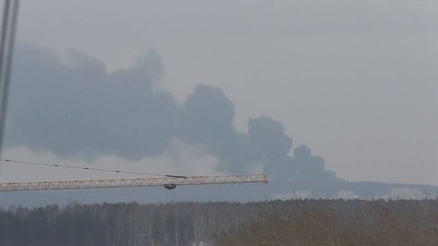 Пожар на Эльмаше. Екатеринбург
