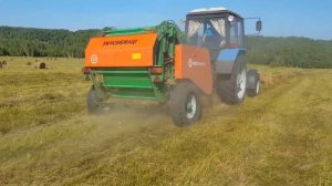 Пресс подборщик ПР 110М, УНИСИБМАШ, Новосибирск