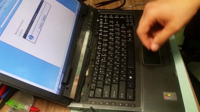 Замена клавиатуры на ноутбуке ACER Extensa 5220 смотреть онлайн