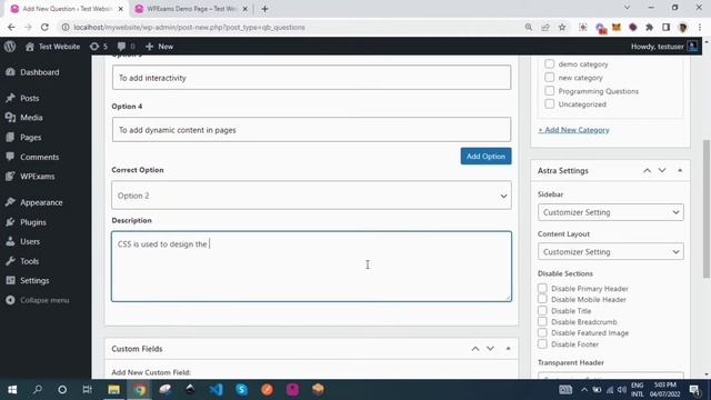 WPExams - A WordPress Plugin for Online Exams смотреть онлайн