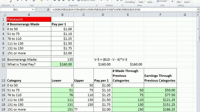 Excel Magic Trick 825: Variable Rate Tables: Commission, Piecework & Tax Examples смотреть онлайн