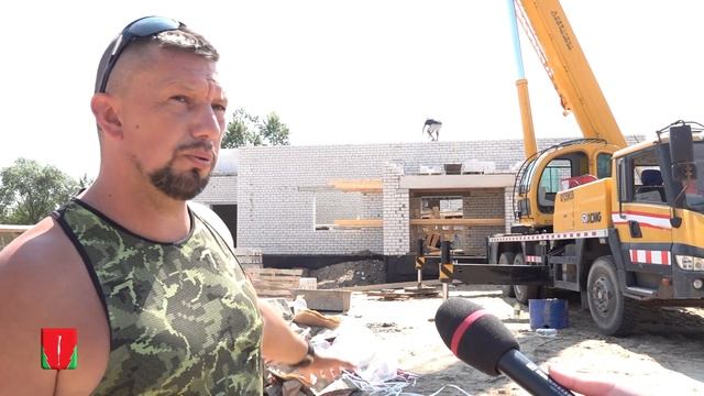 В деревне Уляхино идёт строительство нового Дома культуры смотреть онлайн