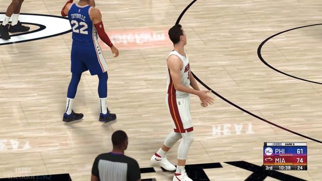 NBA 2K22 | SIXERS vs HEAT | 2022 NBA Playoffs смотреть онлайн