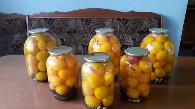 #летниезаготовки ЖЁЛТЫЕ ПОМИДОРЫ///ВКУСНОТИЩА/// смотреть онлайн