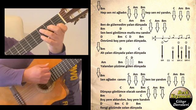 Gitar Dersi 36 Ah Yalan Dünya смотреть онлайн