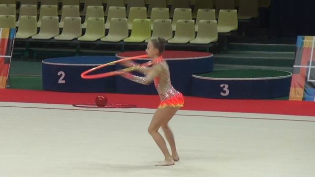 Астахова Мария, обруч, Первенство Москвы, 2014, декабрь. смотреть онлайн