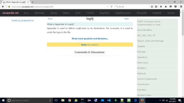 What is Appender in Log4j?
| javapedia.net смотреть онлайн