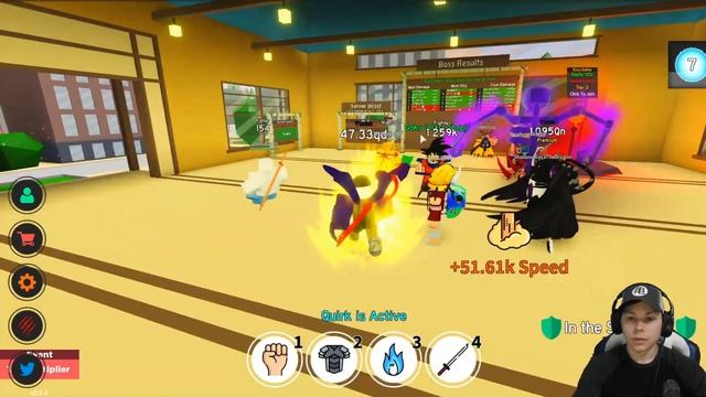 KURAMA BOSS BATTLE Anime Fighting Simulator Roblox Update! смотреть онлайн