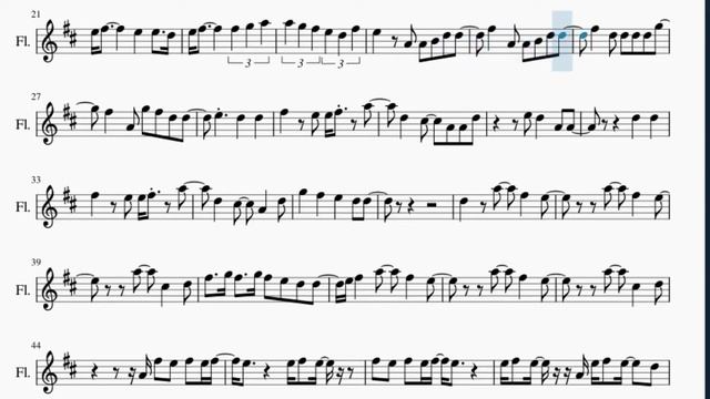 Flute Sheet Music: How to play Not Alone by SEVENTEEN смотреть онлайн