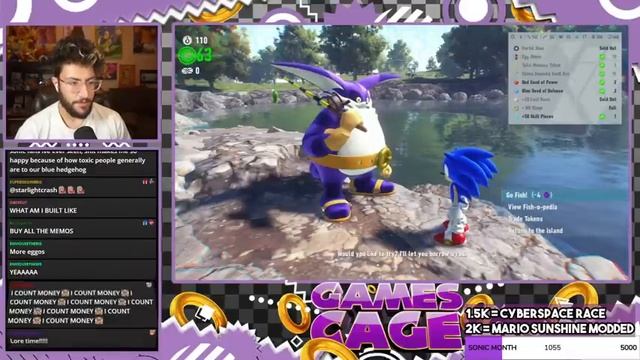 Sonic Frontiers PLAYTHROUGH Part 3: Chaos Island смотреть онлайн